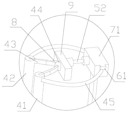 Structure of landing door of elevator