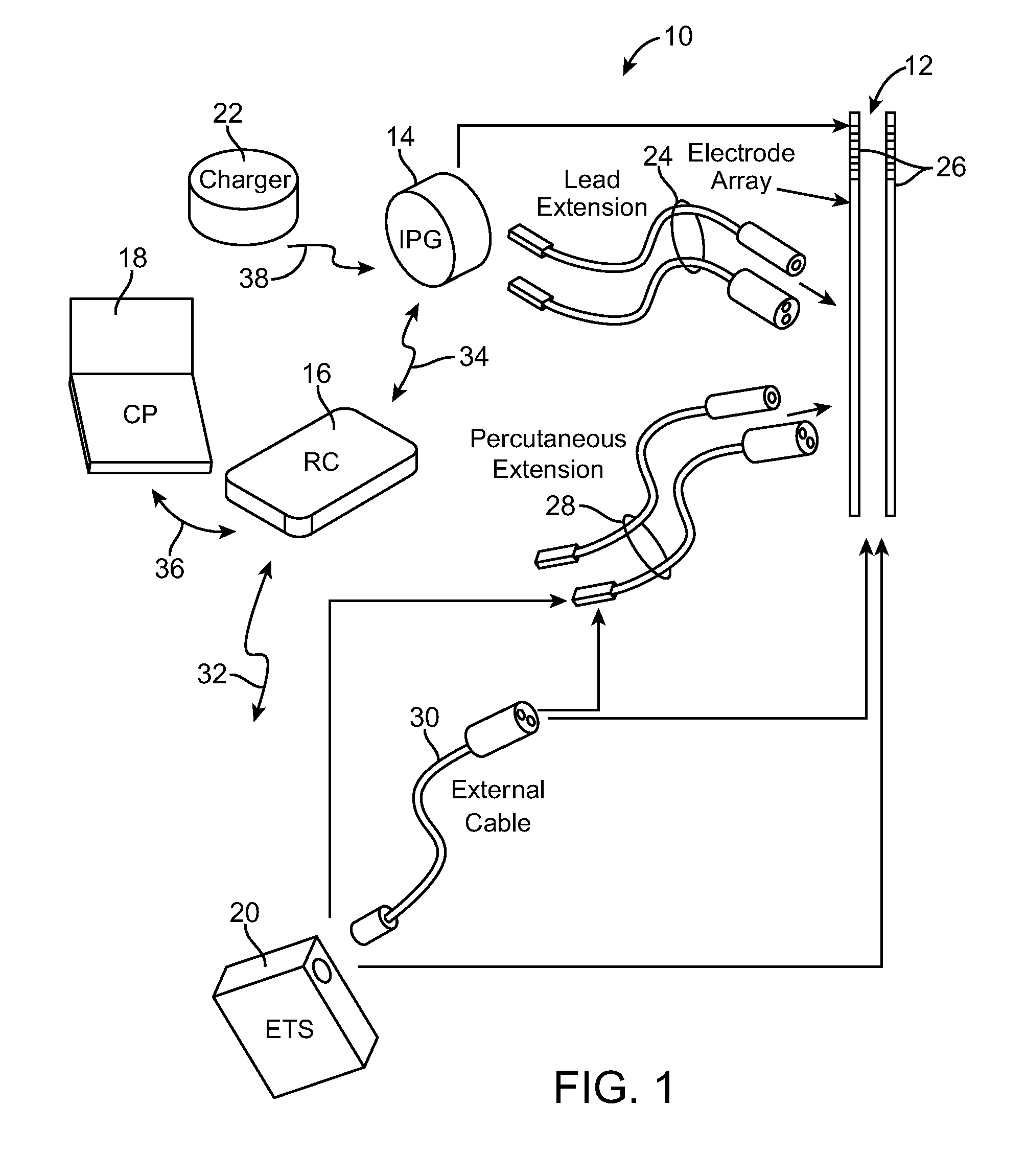 System and method for mapping arbitrary electric fields to pre-existing lead electrodes
