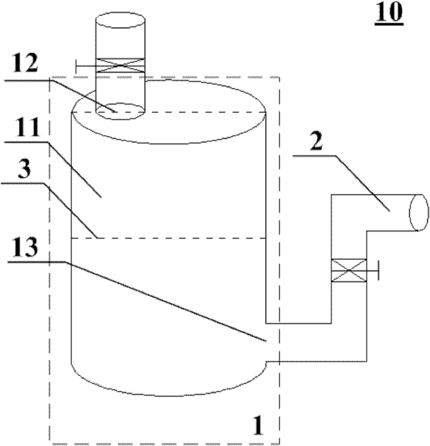 Cleaner unit and gas extraction system