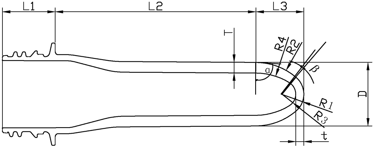 Light preform structure and mold thereof