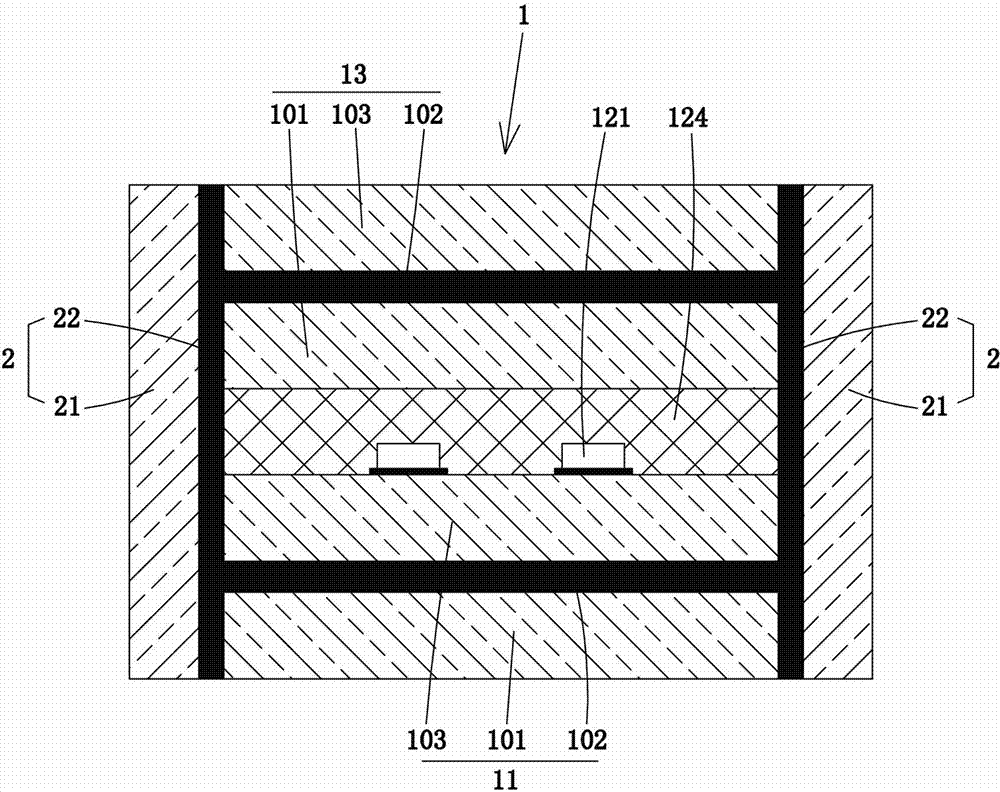 Light emitting diode light source structure