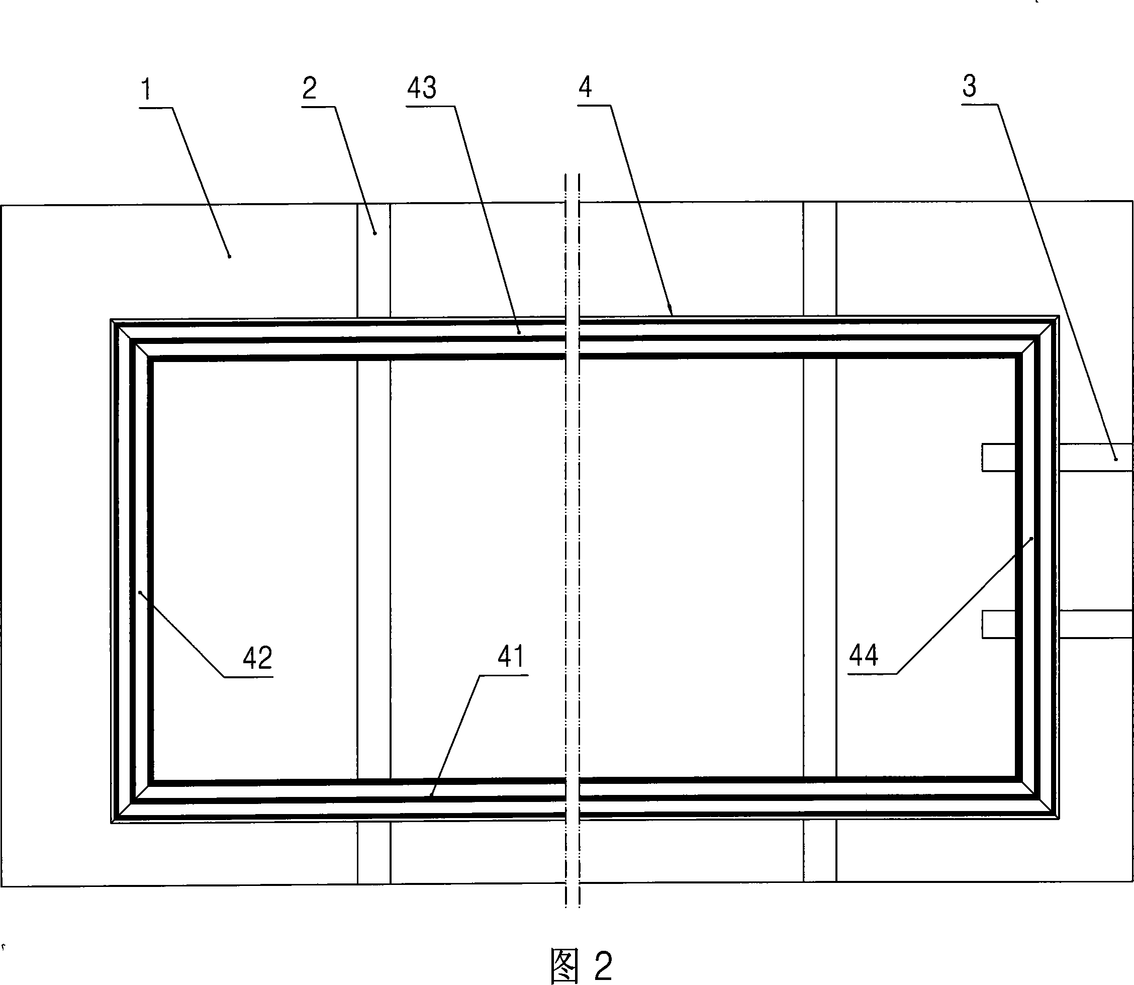 Material transmitting device for automatically folding and sewing