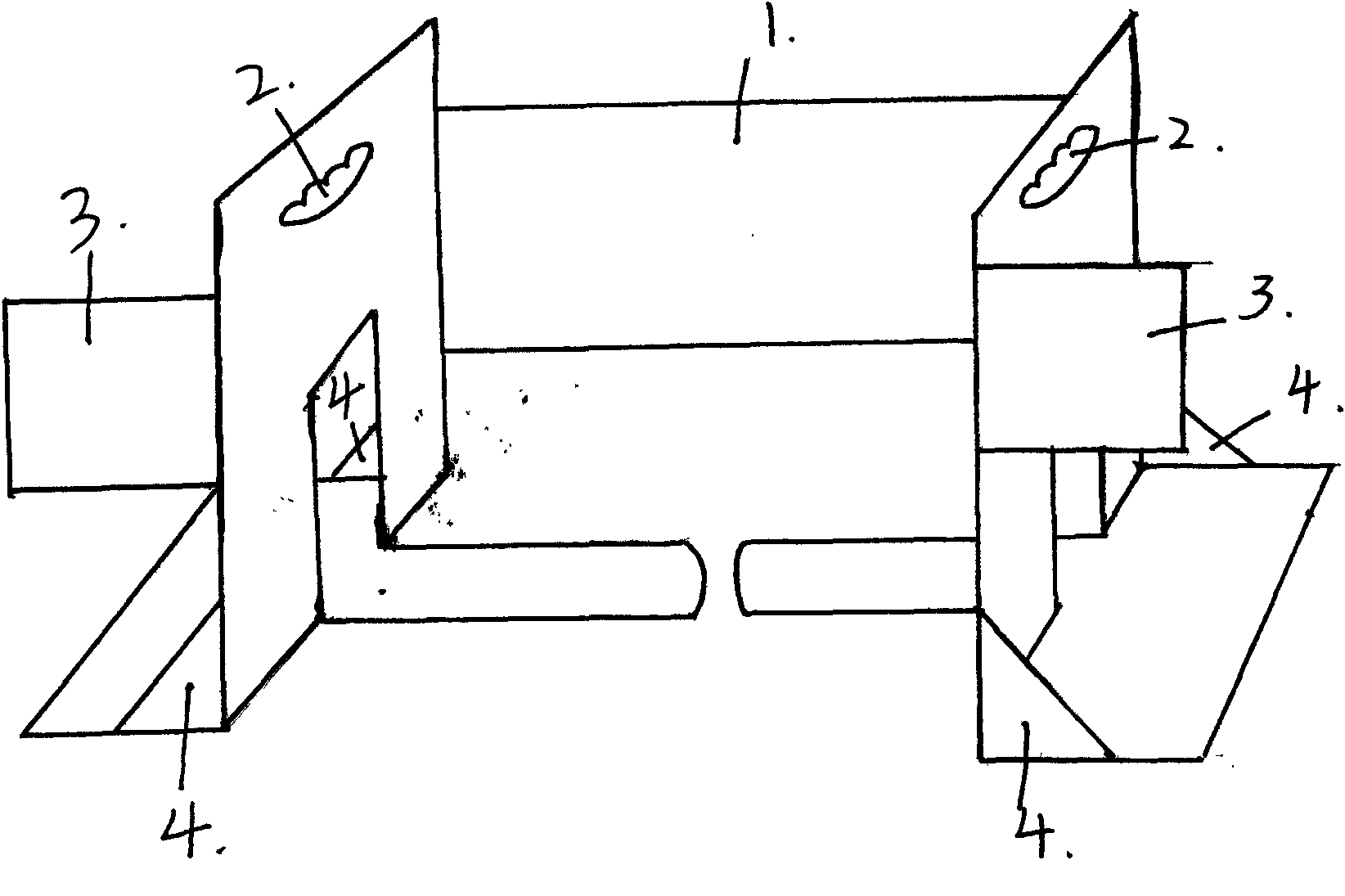 Anti-tilt and anti-fall portable bookstand with note board