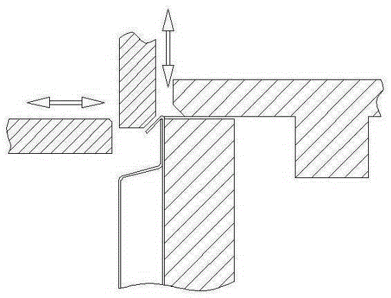 Edge covering method for automobile trunk door