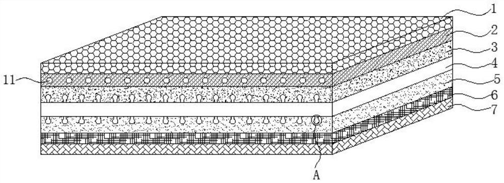 Transparent and bright polyurethane synthetic leather imitating horse oily leather