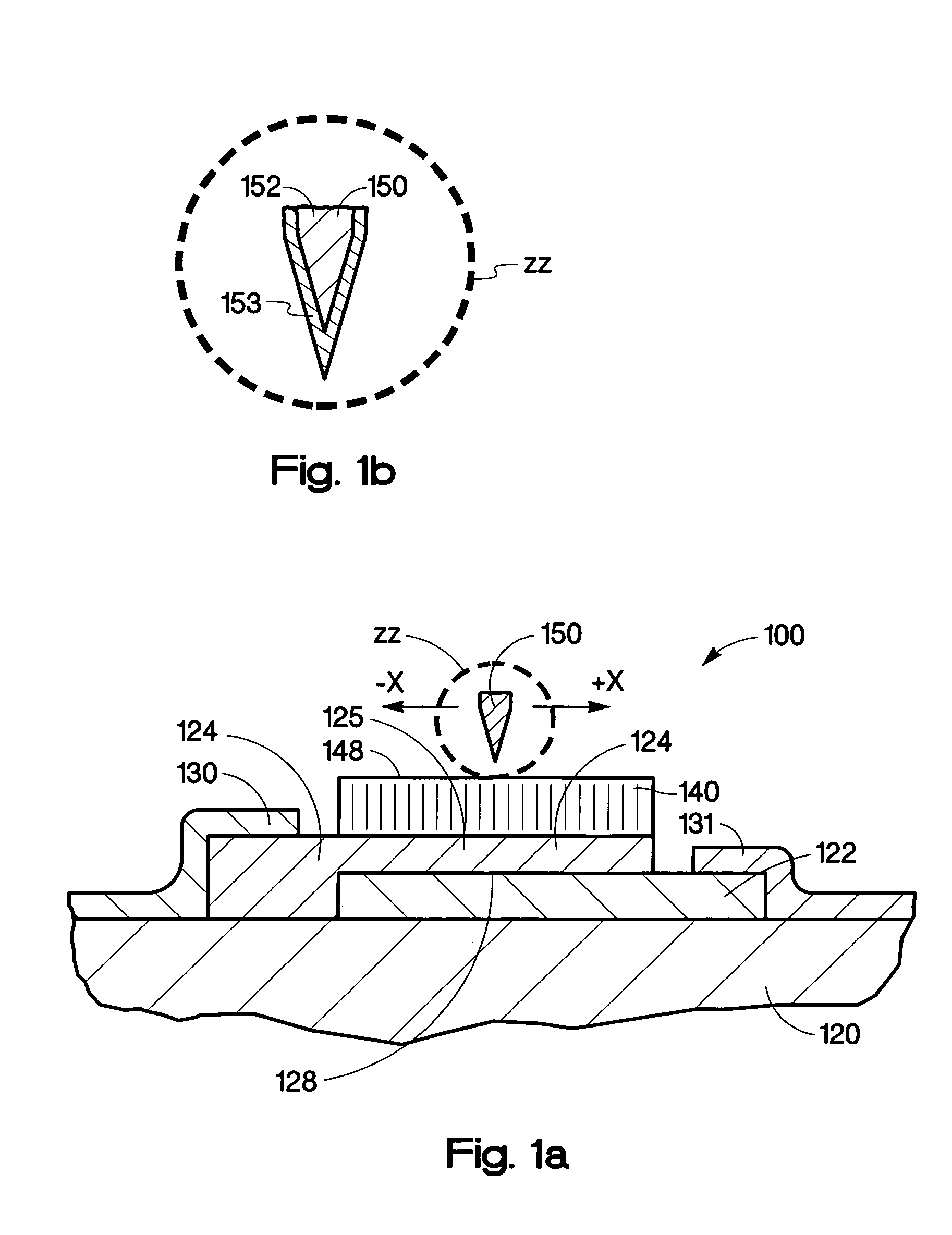Storage device with charge trapping structure and methods