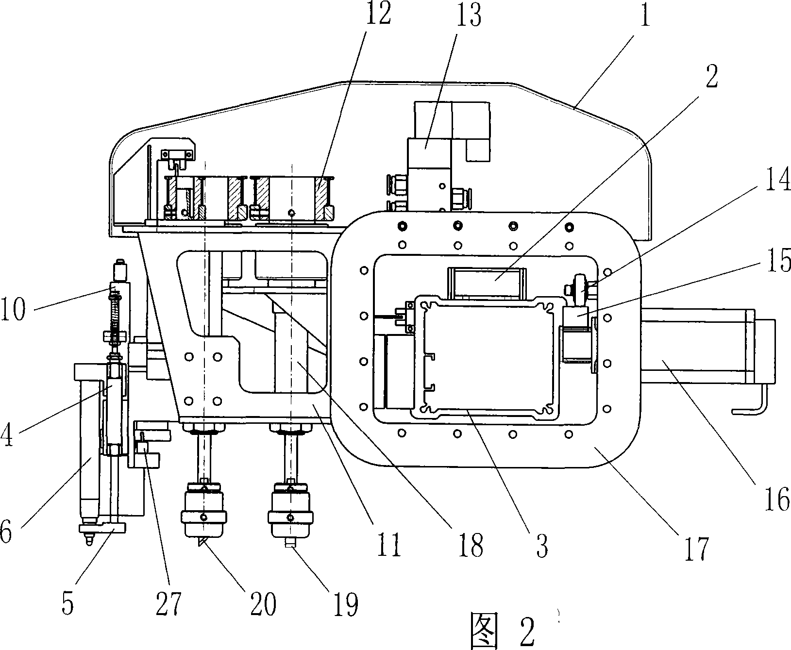 Cutting head for high-speed low-layer cutting lathe