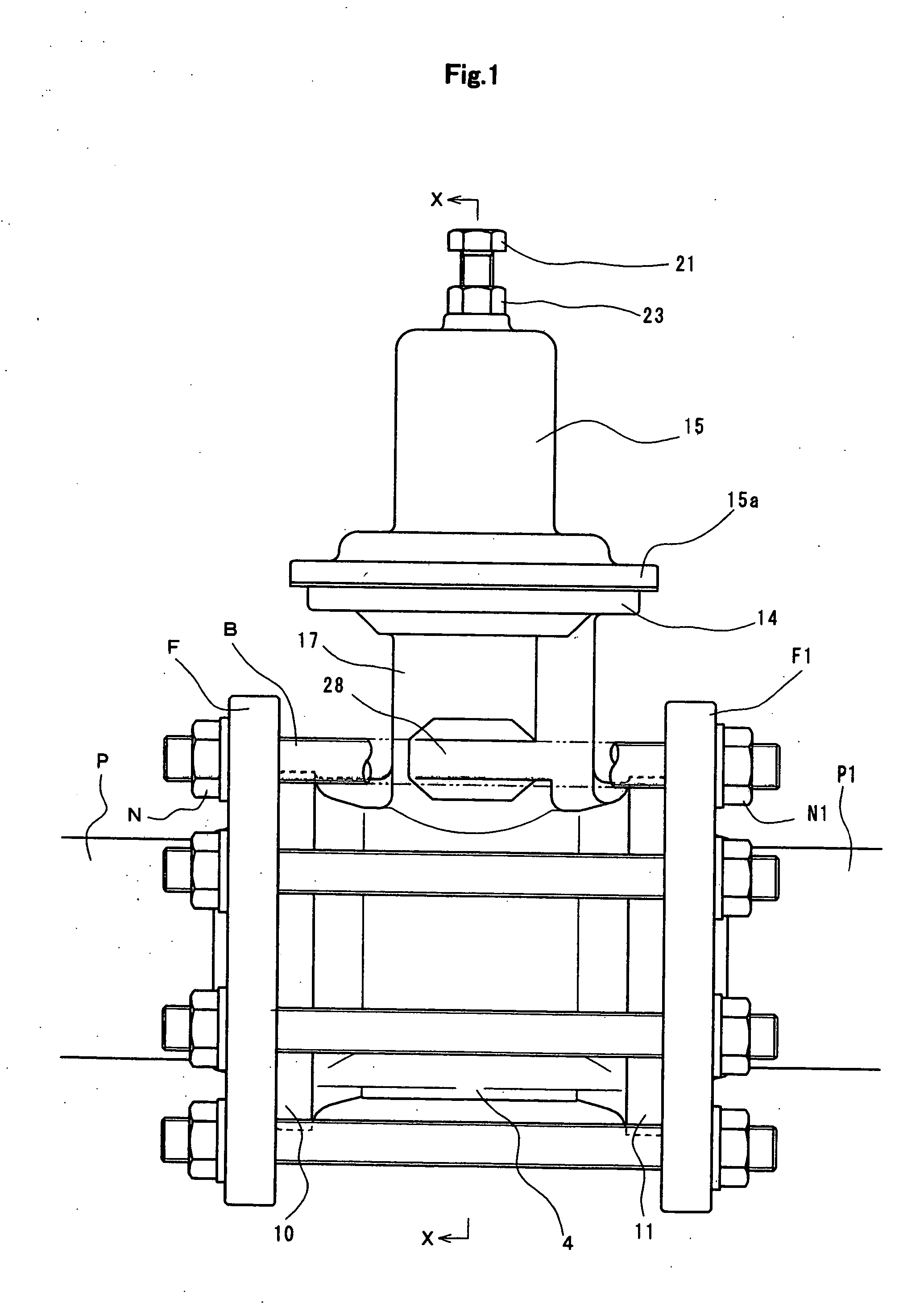 Wafer-type direct-acting valve