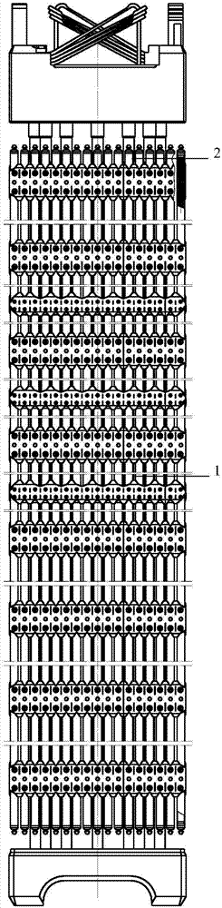 A spacer for nuclear fuel assemblies