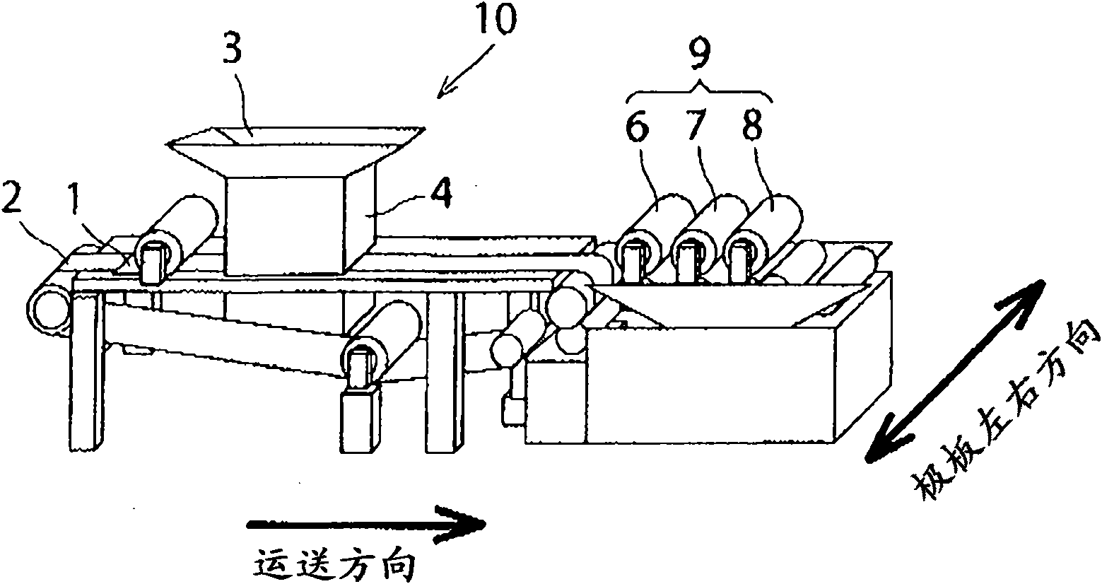 Manufacturing method of paste type lead acid battery plate and manufacturing device of same