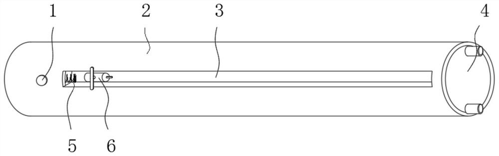 Wet lease rod structure for slasher wet lease layering device