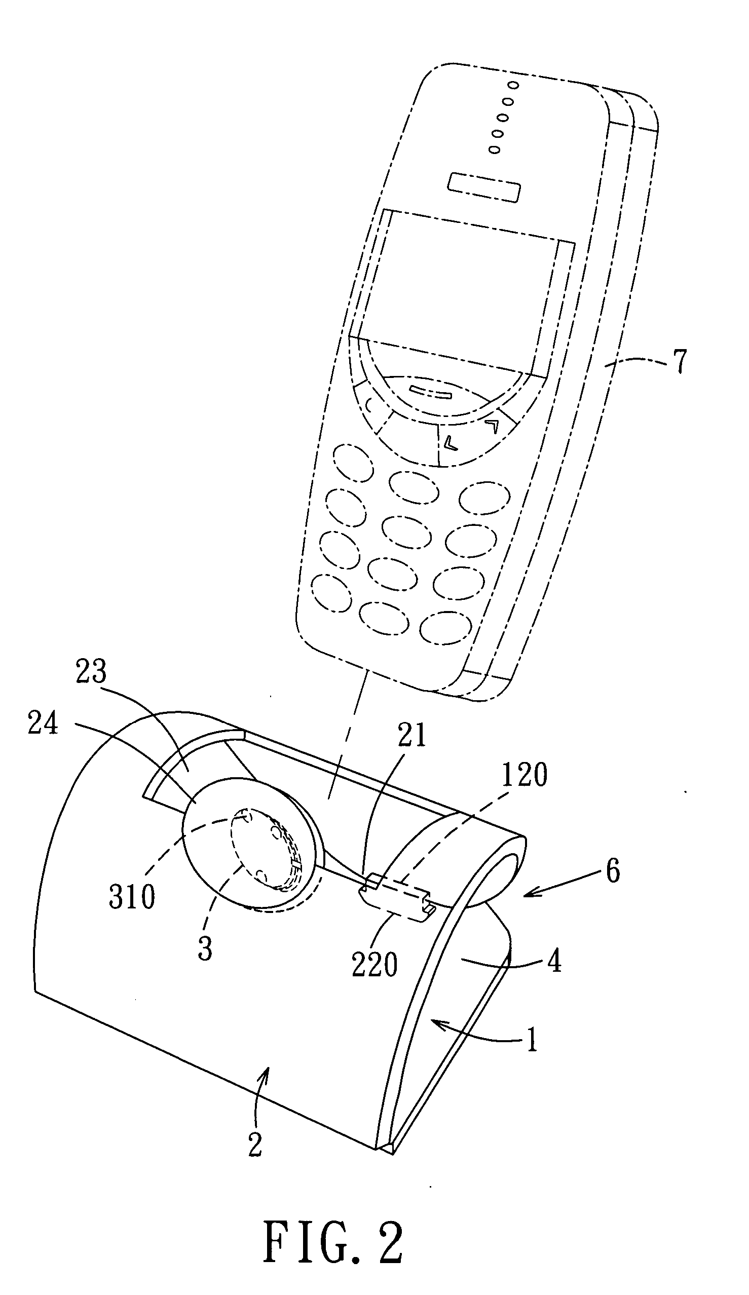 Mobile phone holder