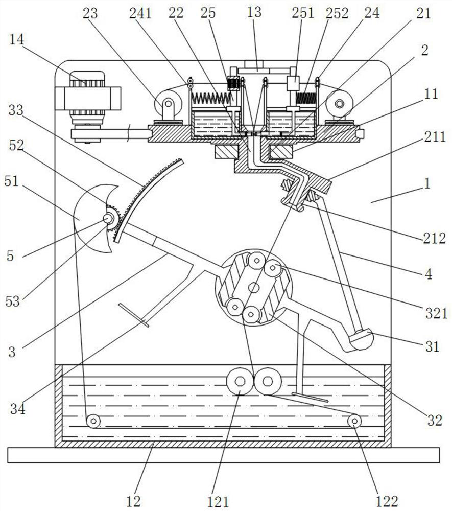 Yarn processing device for seat cover