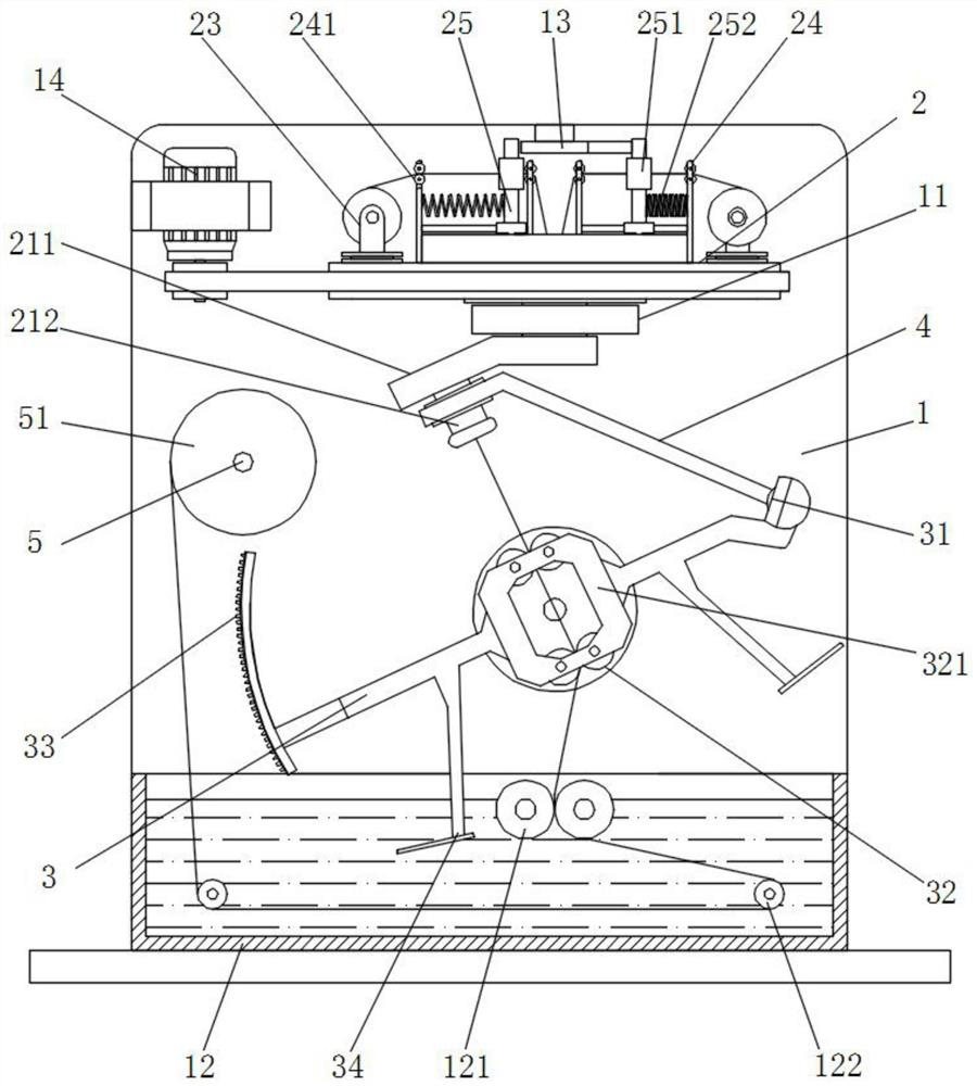 Yarn processing device for seat cover