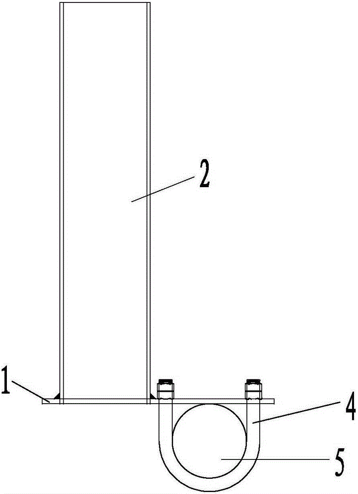 Anti-falling device for antenna holding pole