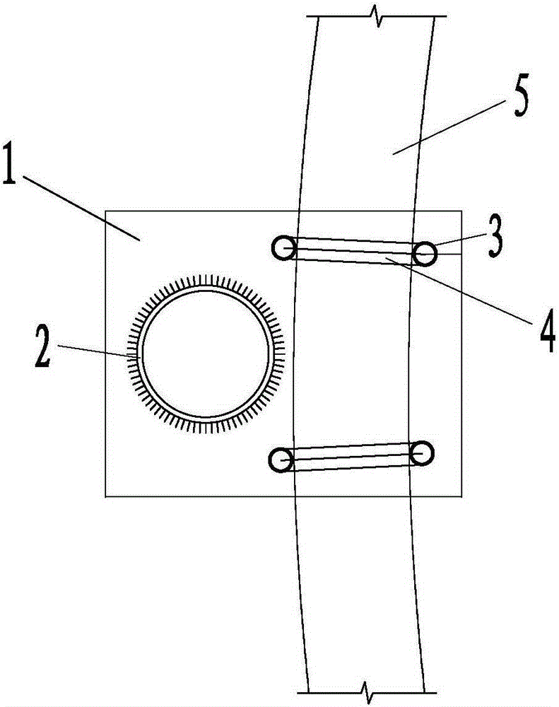 Anti-falling device for antenna holding pole