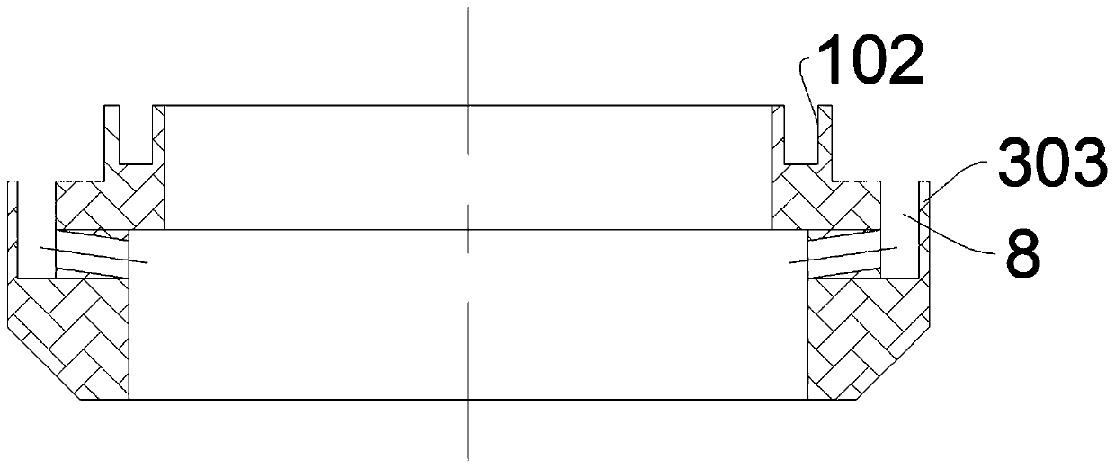 Ignition gas distribution ring for arc plasma torch