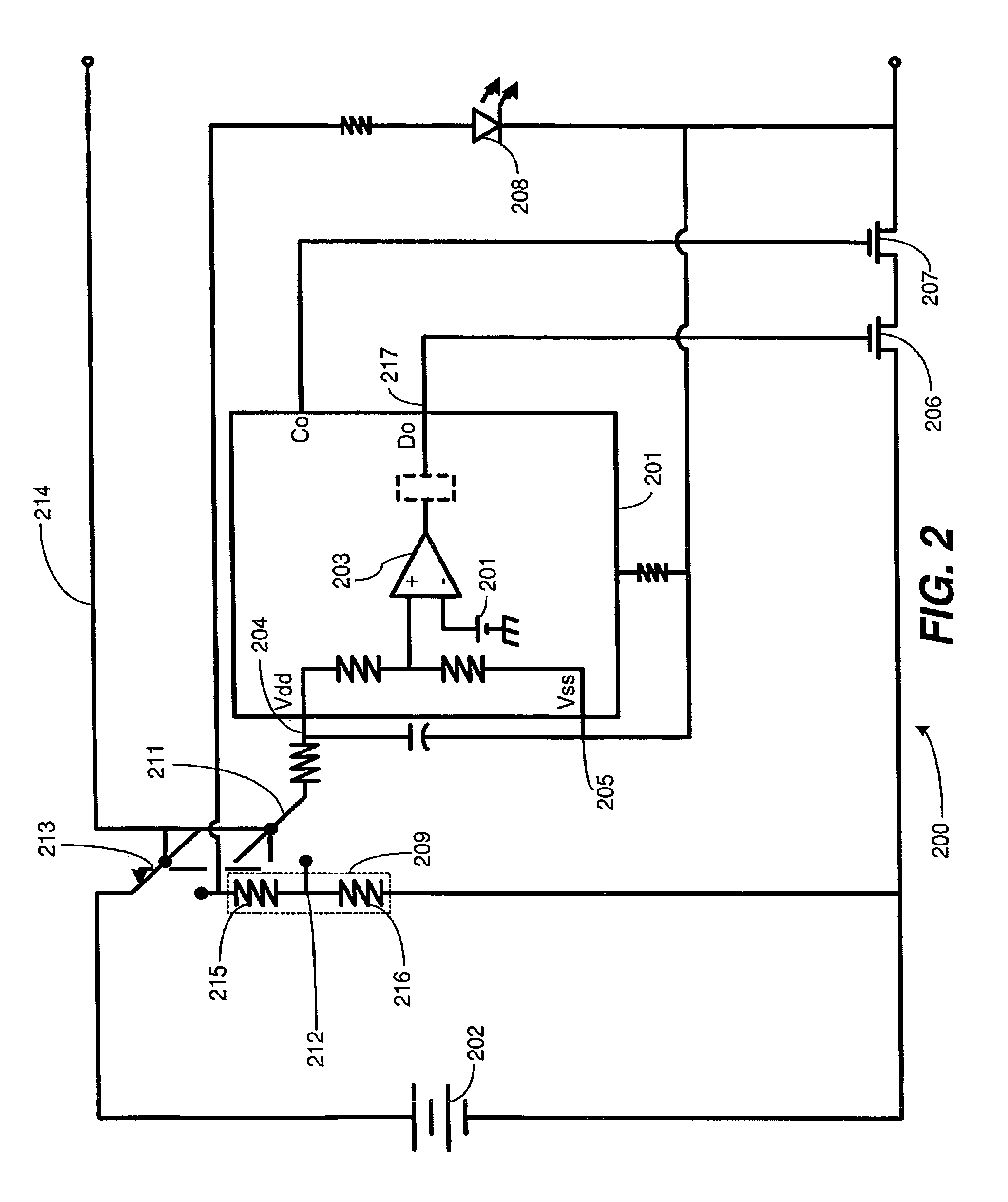 Battery fuel gauge using safety circuit