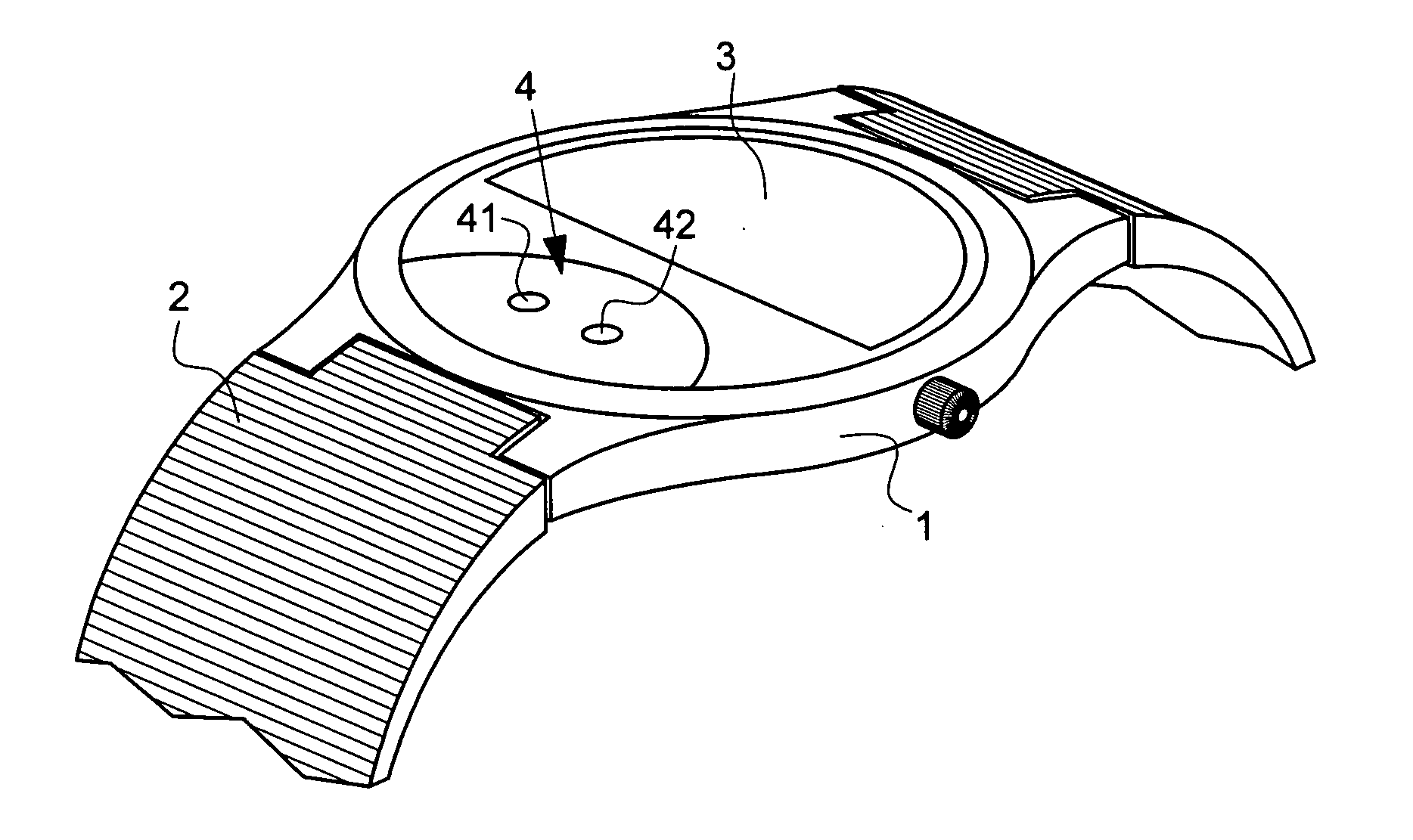 Portable instrument provided with an optical device for measuring a physiological quantity and means for transmitting and/or receiving data