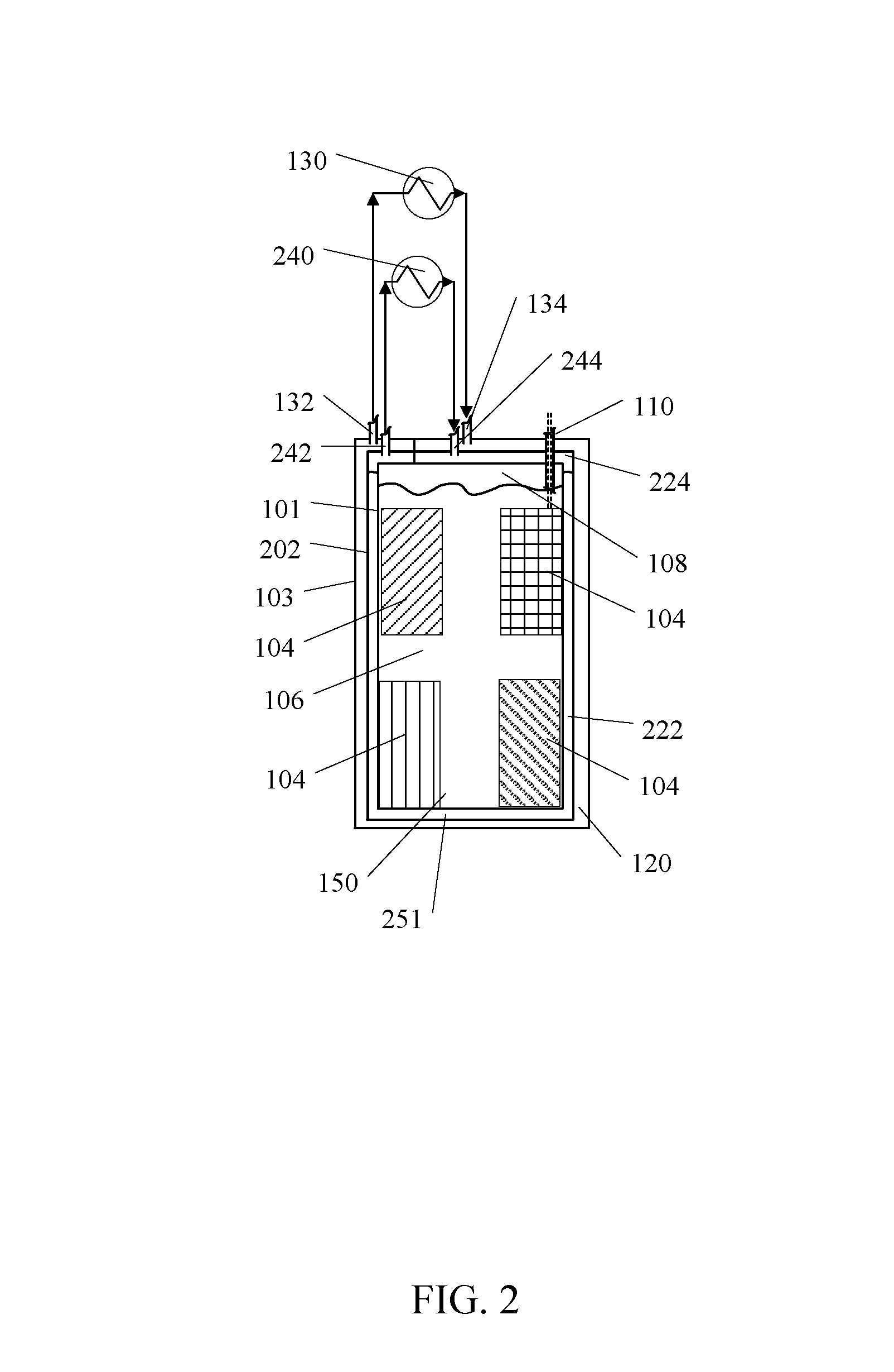 System and method for fluid cooling of electronic devices installed in a sealed enclosure