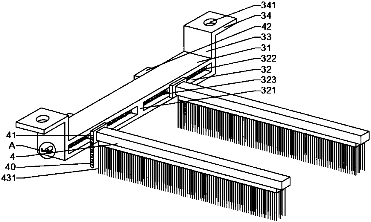 Hand-push type road marking machine