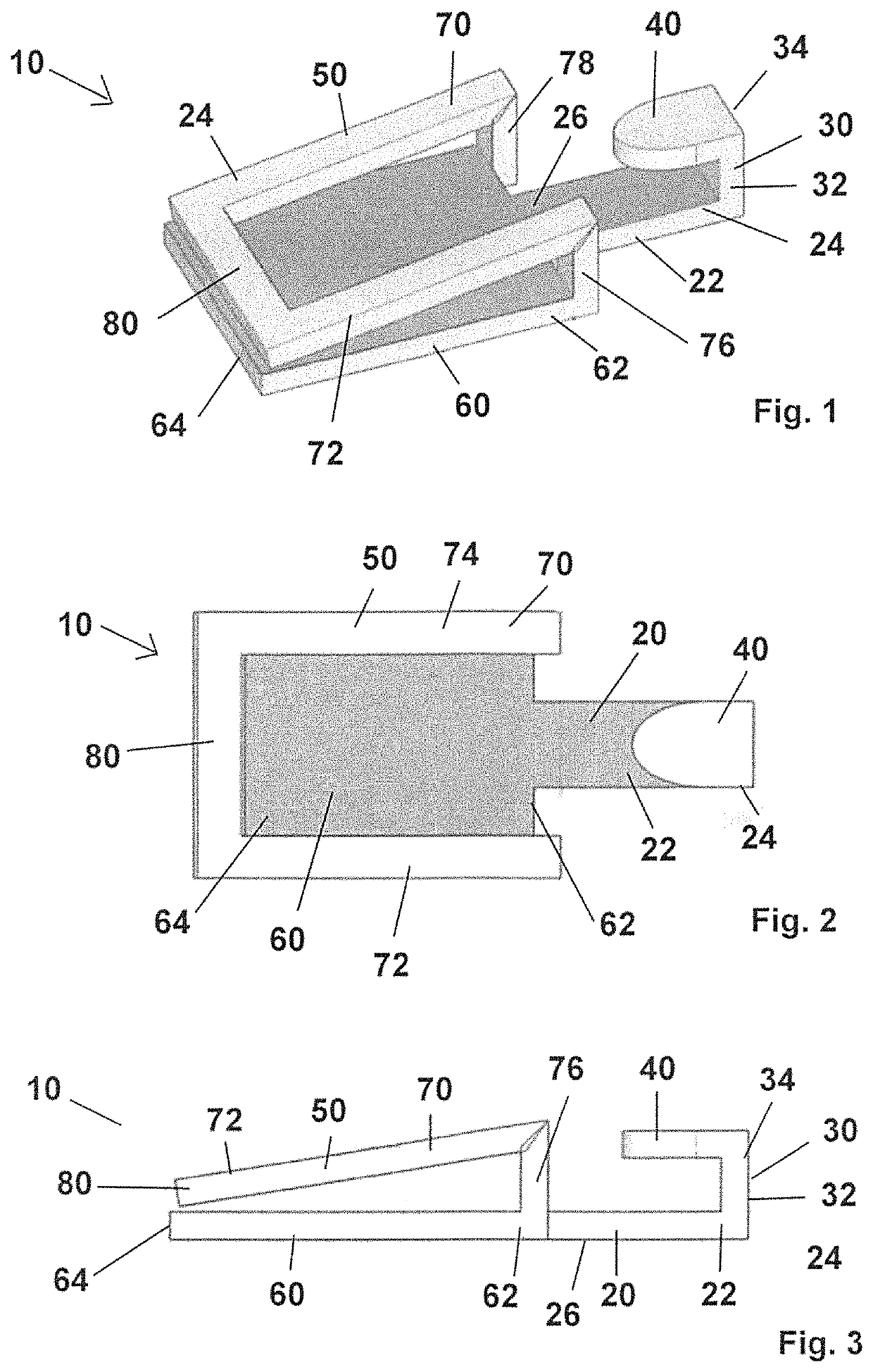 Device for retaining a shoe tongue
