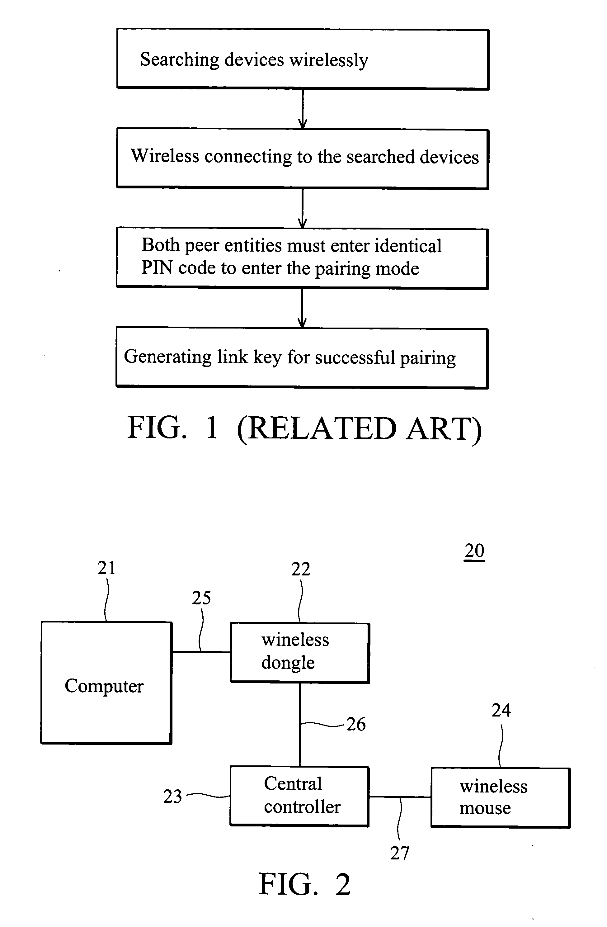 Method and system for wireless pairing