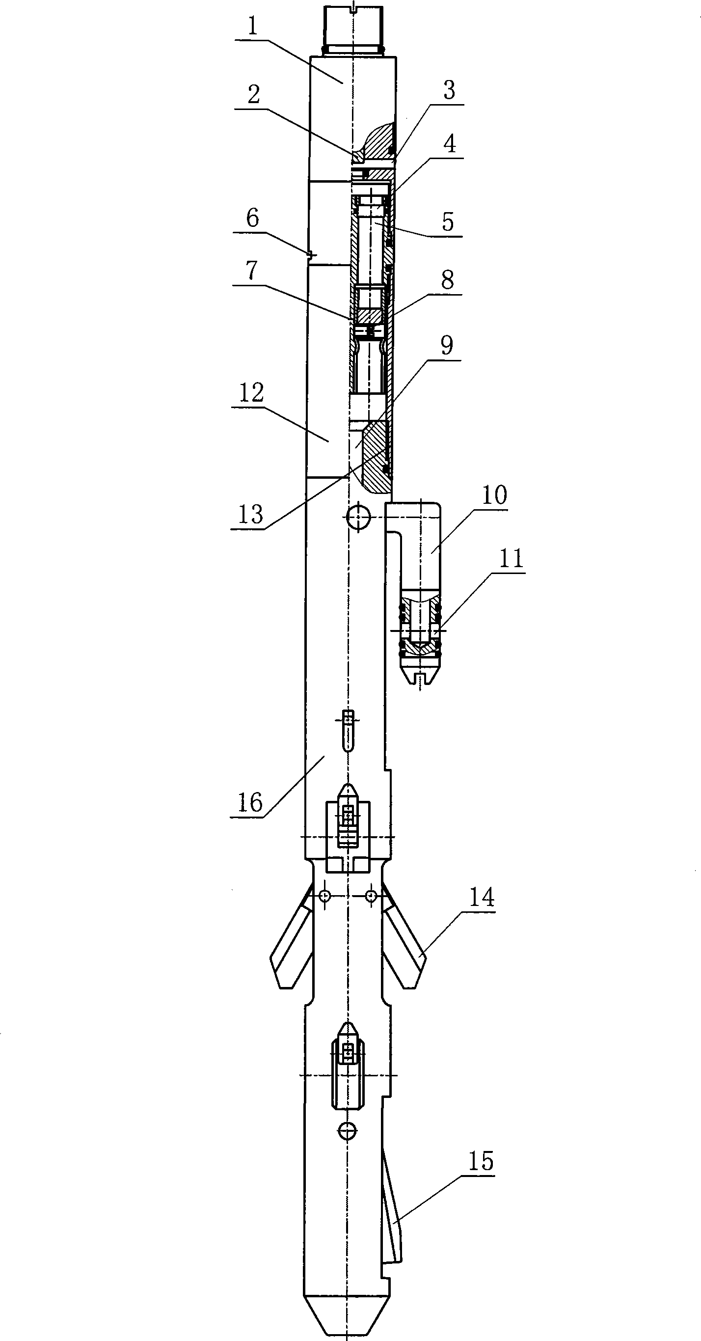 Stratified static pressure combination tool for water injection well