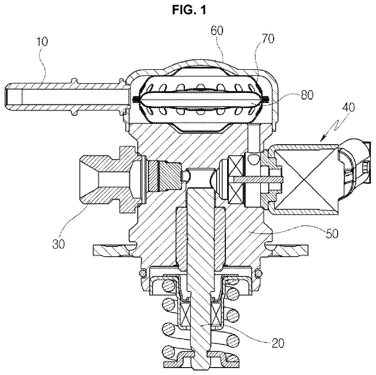 Damper spring structure for reducing radiation noise of high-pressure fuel-pump