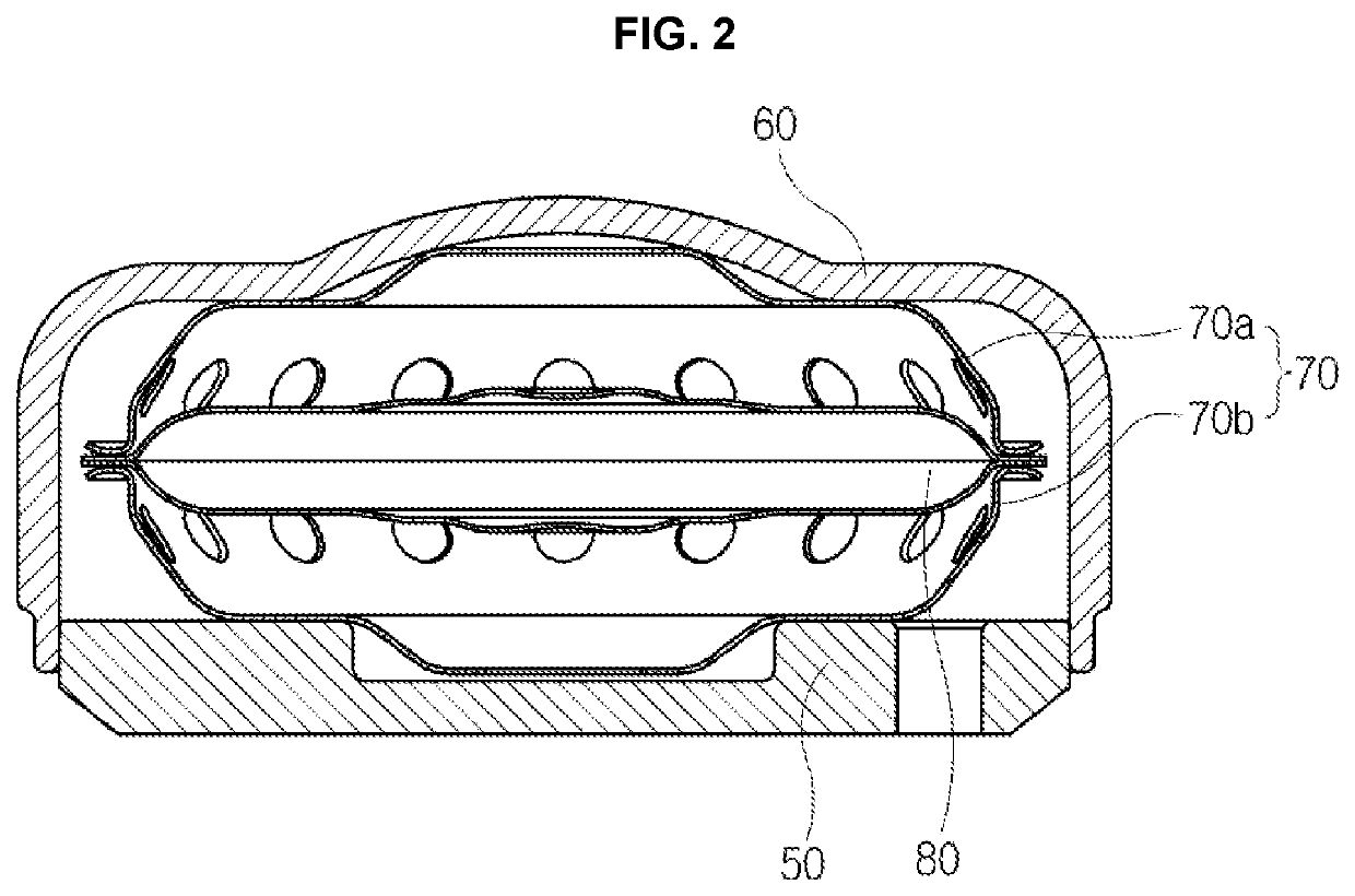 Damper spring structure for reducing radiation noise of high-pressure fuel-pump