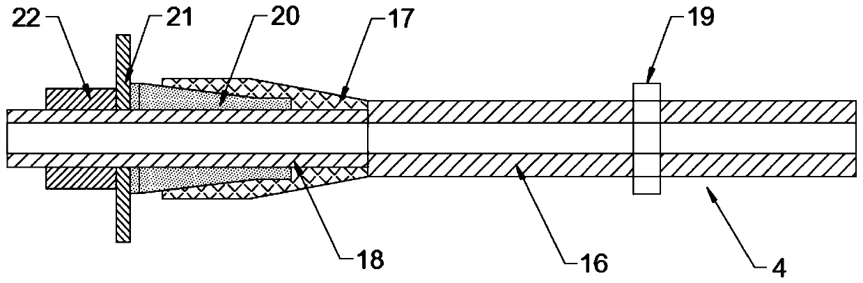 High-stress roadway combined ring beam supporting structure and construction method thereof
