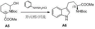 Preparation method of L-N-Boc-high tryptophan methyl ester