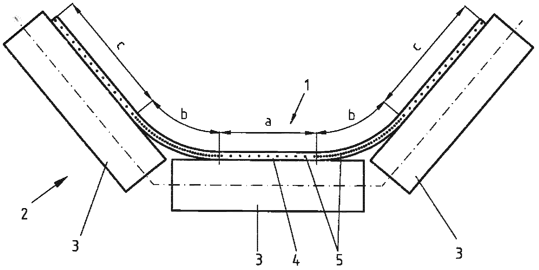Conveyor belt system and conveyor belt