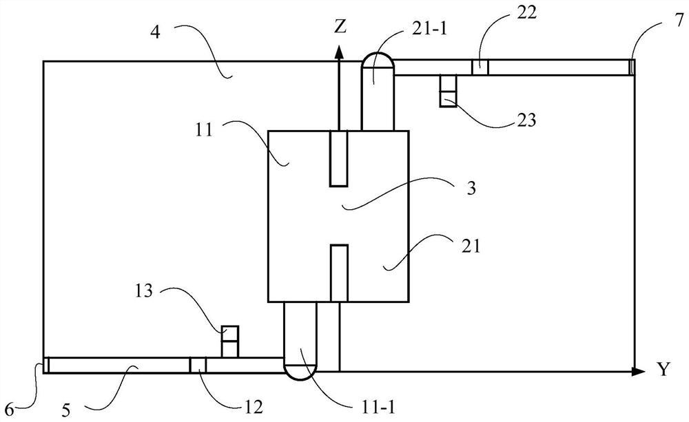 Frequency hopping filter using dielectric coaxial resonator