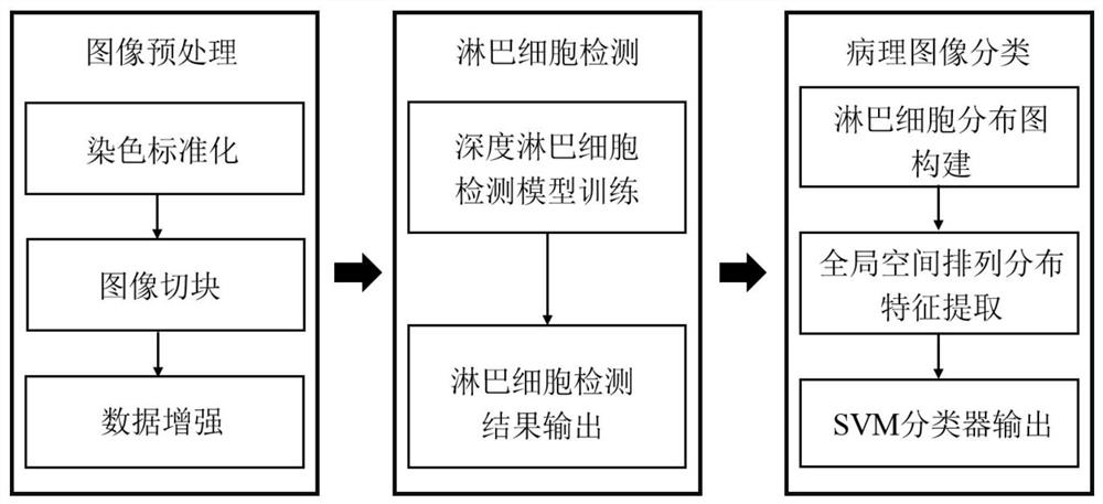 Pathological image classification method and system based on deep learning and machine learning