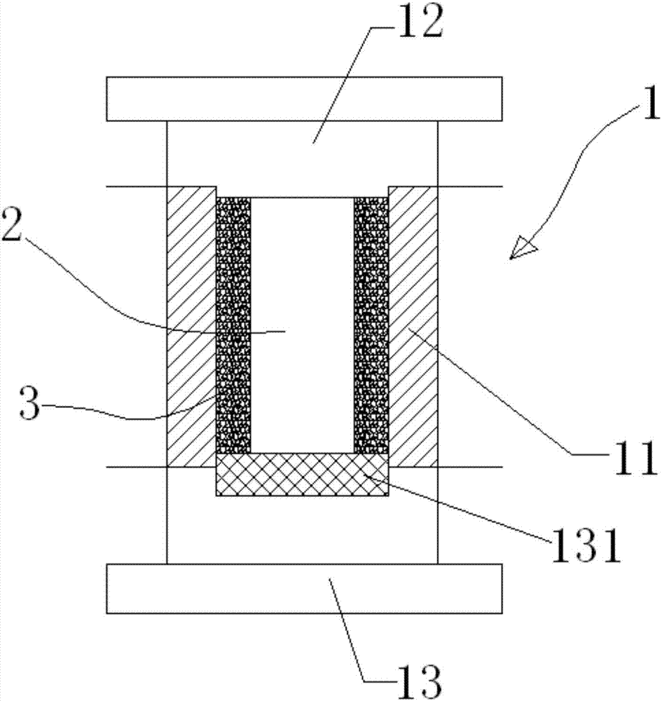 Internal expansion type block molding device and method