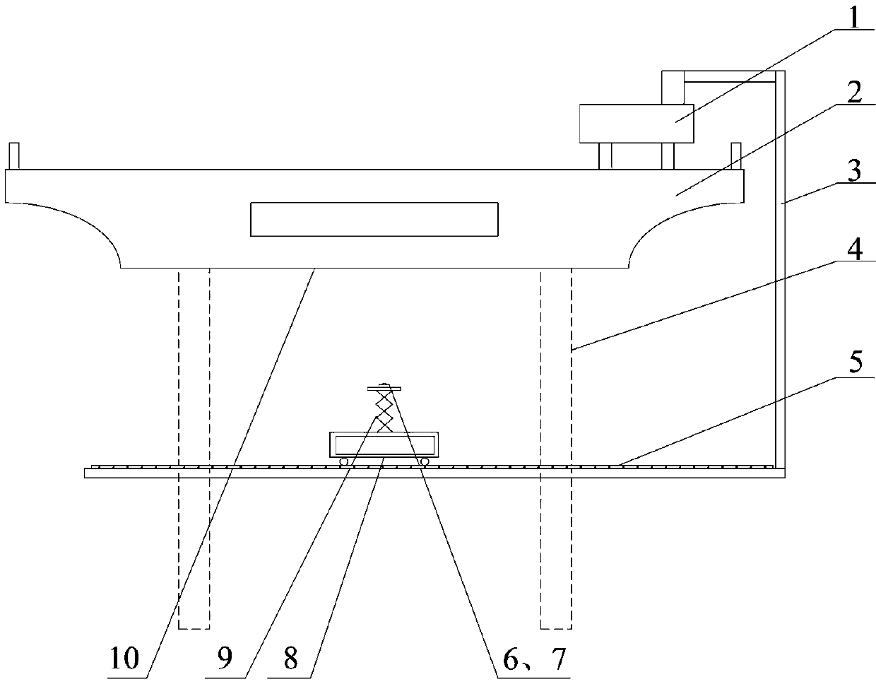 Crevice inspection method in bridge quality inspection