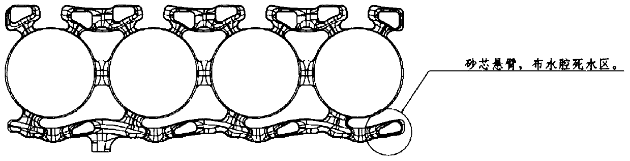 A form of body water cavity arrangement