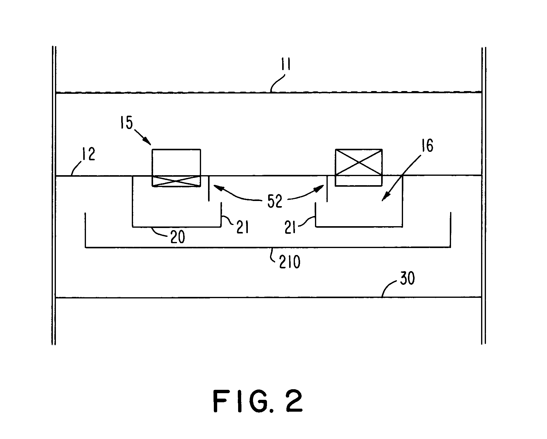 Multiphase mixing device with baffles