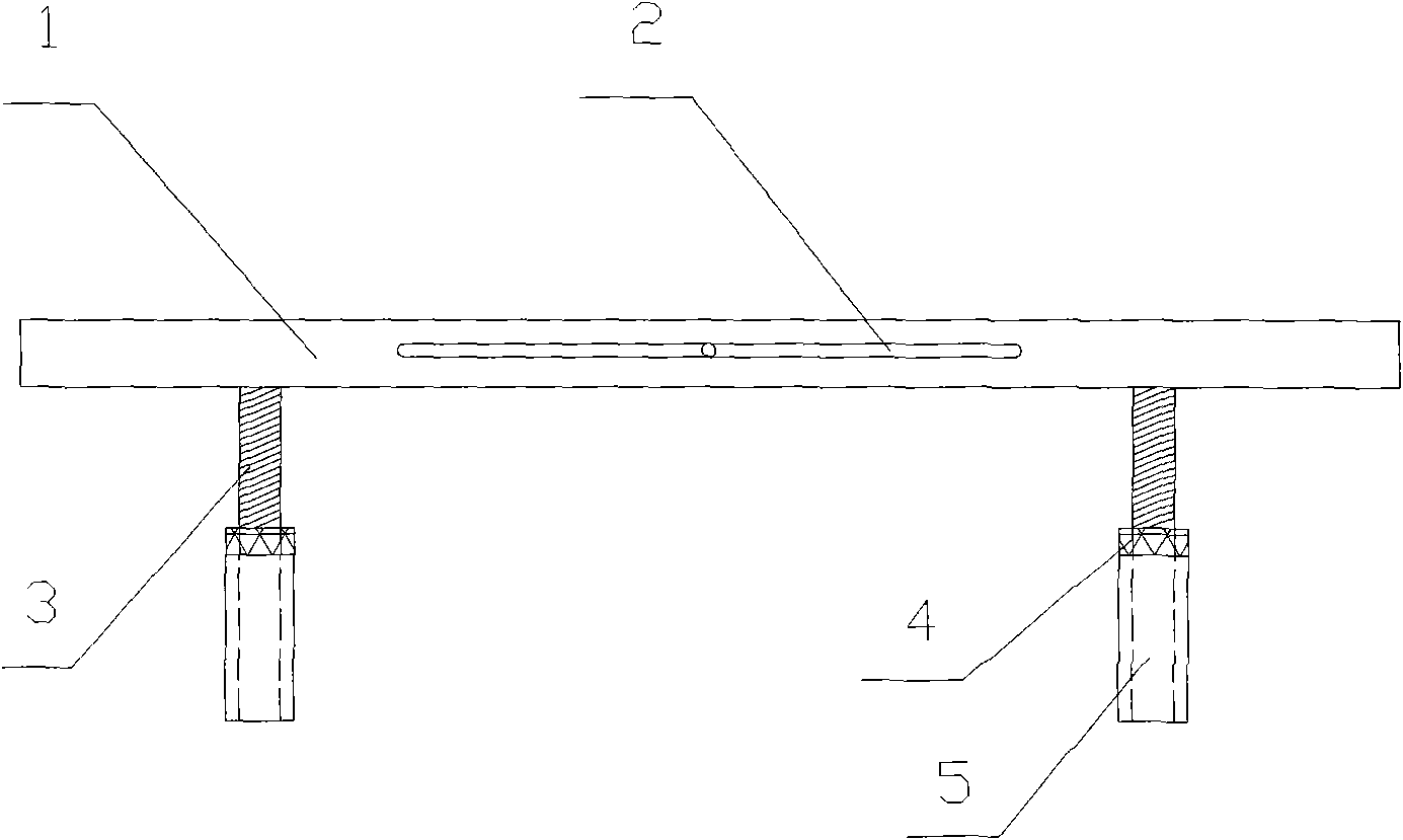 Knob type horizontal workbench