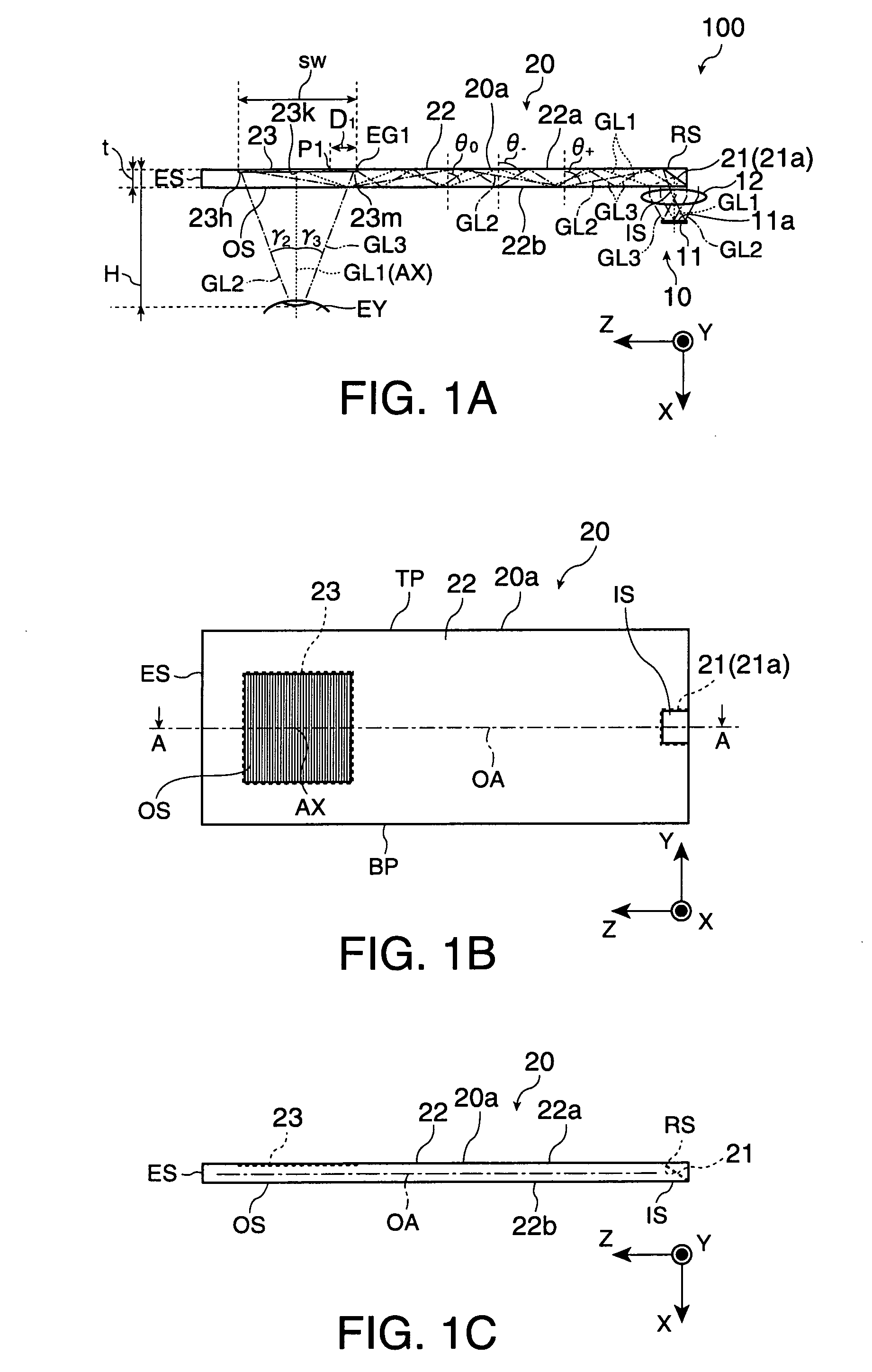 Virtual image display device and light guide plate therefor