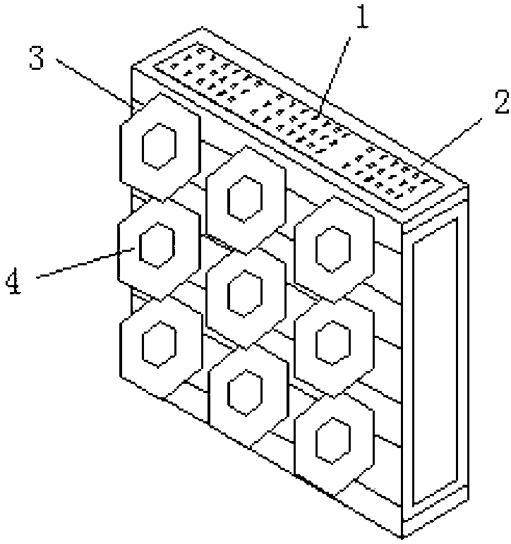 Coastal zone vertical greening planting device and method