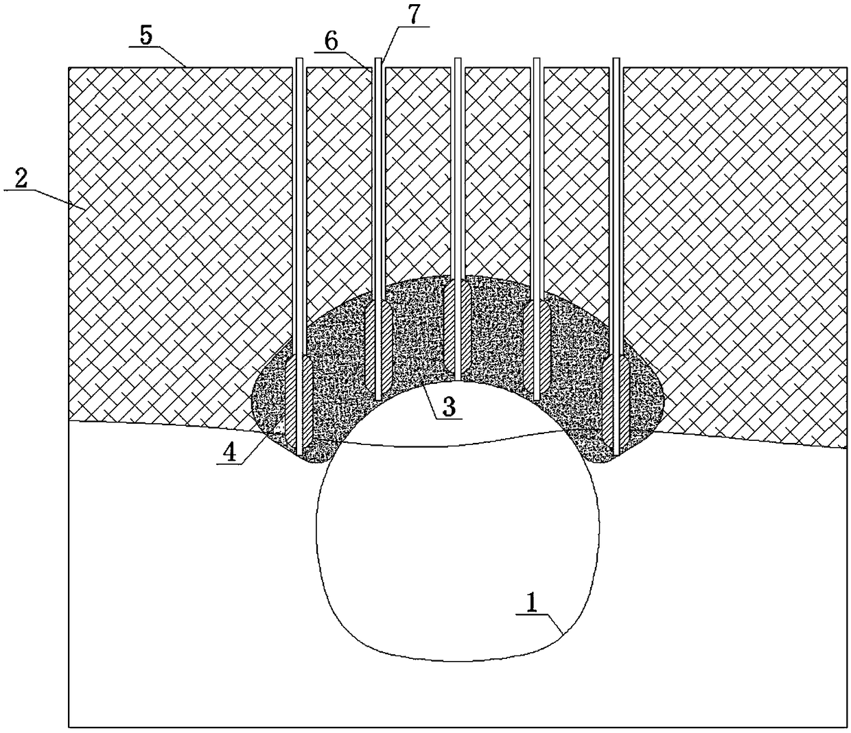 Method for advanced compaction grouting reinforcement of spongy stratum suitable for shallow-buried excavation tunnel