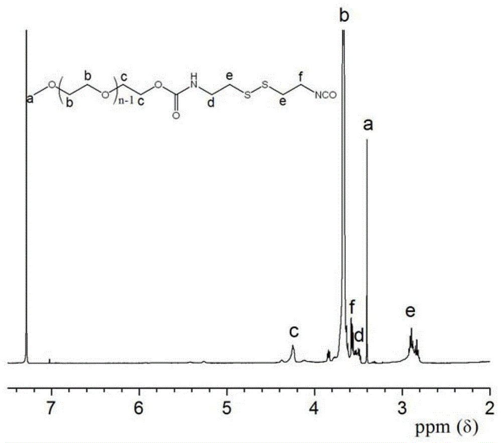 Bi-functional polyethylene glycol derivative and preparation method thereof