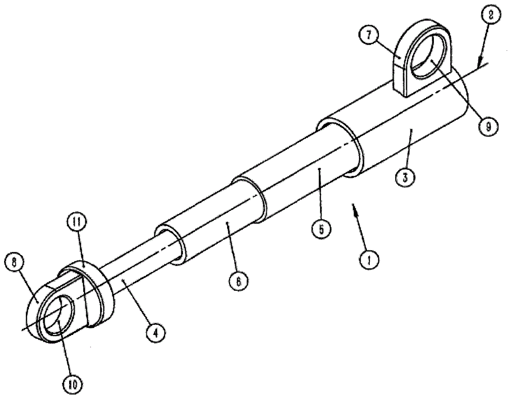 Telescopic rod type malocclusion orthodontic appliance