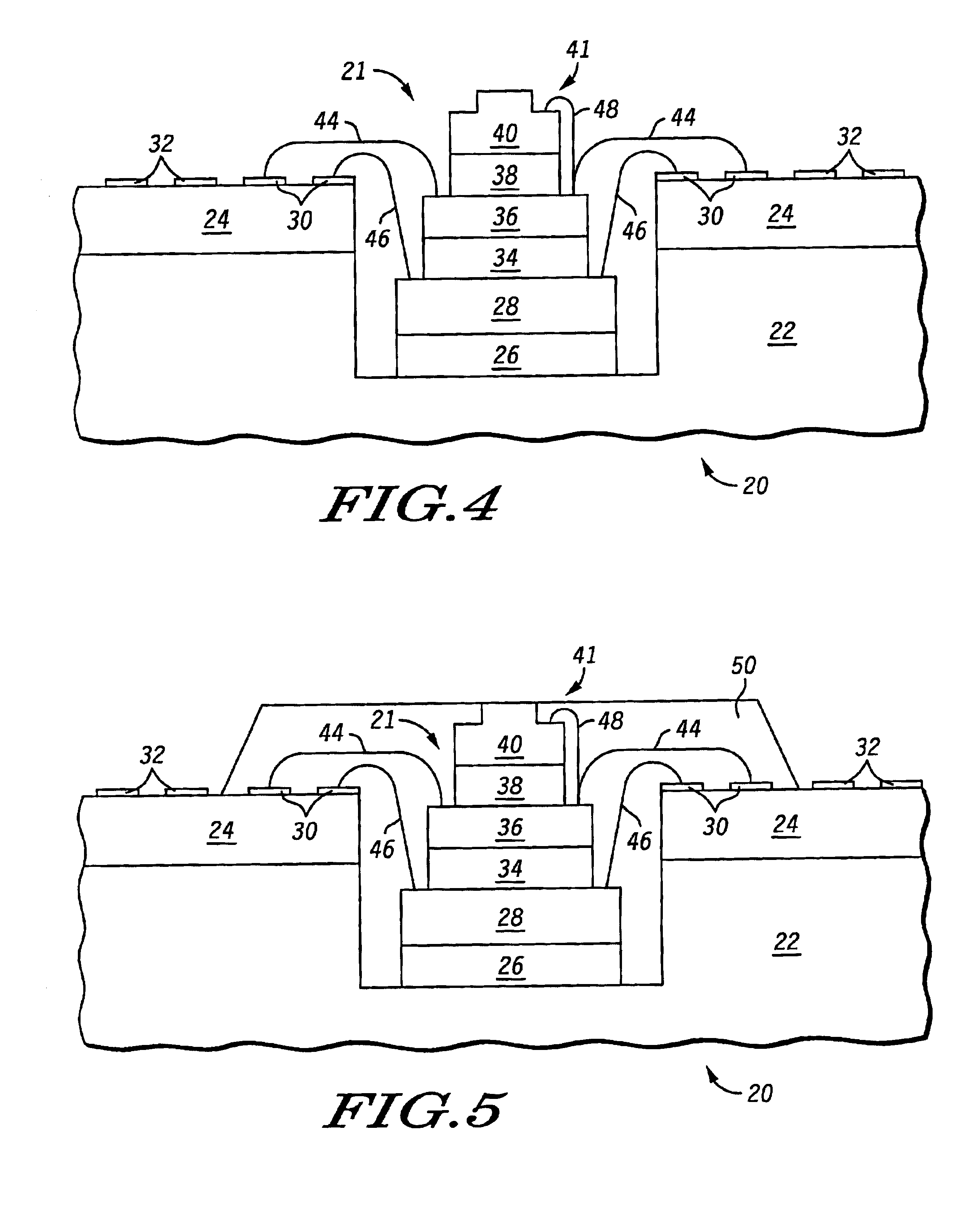 Packaged semiconductor device and method of formation