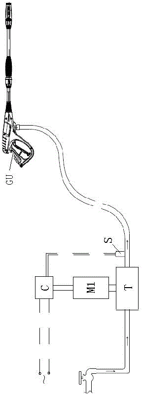 High pressure cleaning machine