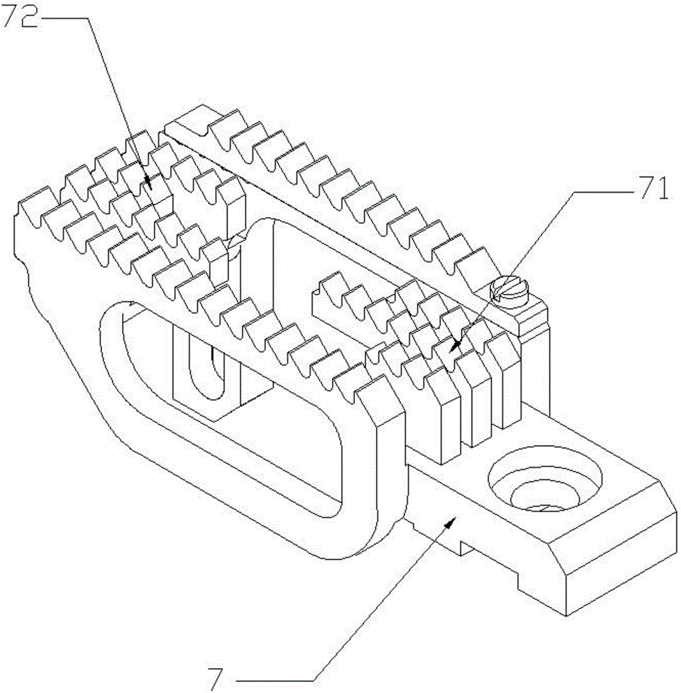 Needle position structure of crank arm splicer