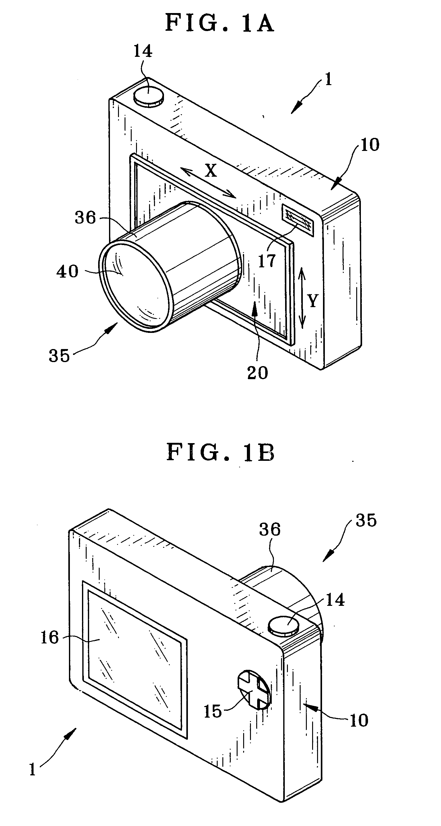 Digital camera and lens assembly