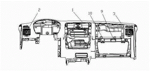 Instrument panel assembly of automobile